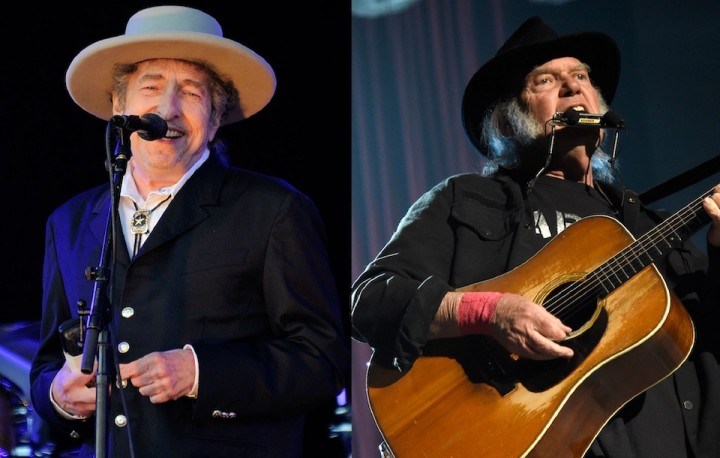 Neil YoungとBob Dylan