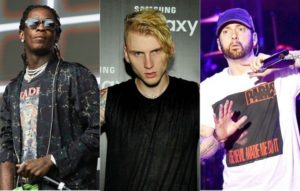 Young Thug、 EminemとMachine Gun Kelly