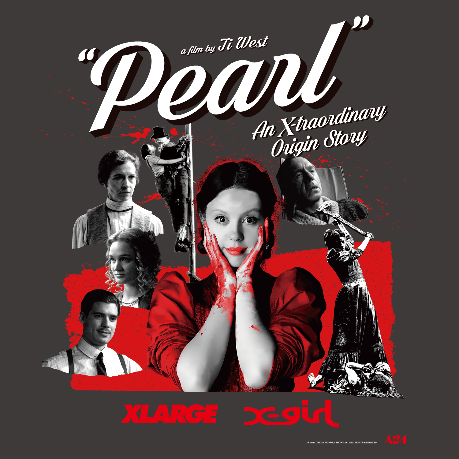 X-girl × Pearl / コラボ SS TEE
