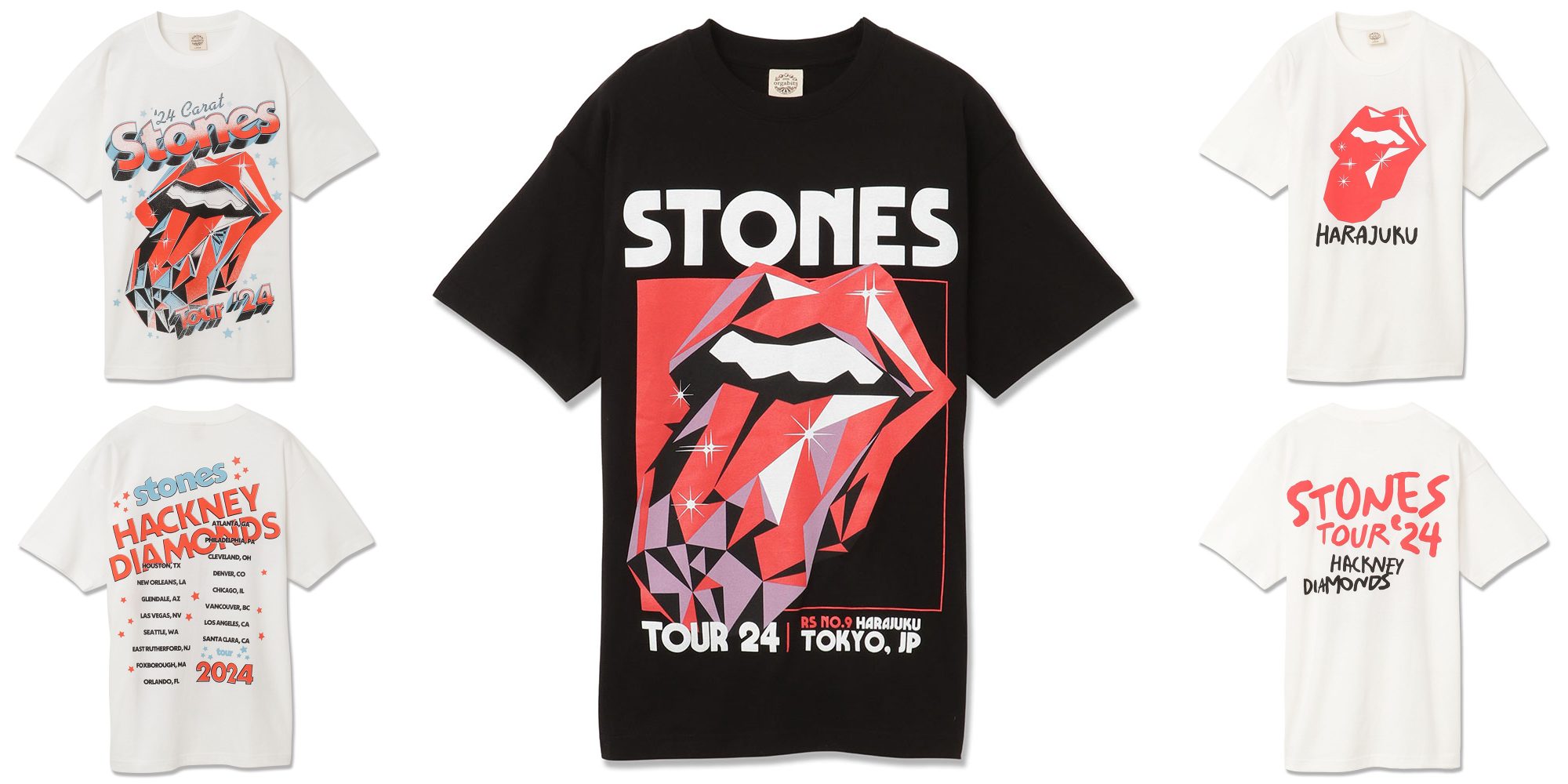 The Rolling Stones、『ハックニー・ダイアモンズ』ツアー開幕記念T