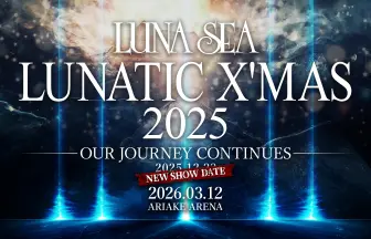 東京ドーム公演2DAYS走破のLUNA SEA、2月26日発売新作LIVE Blu-ray